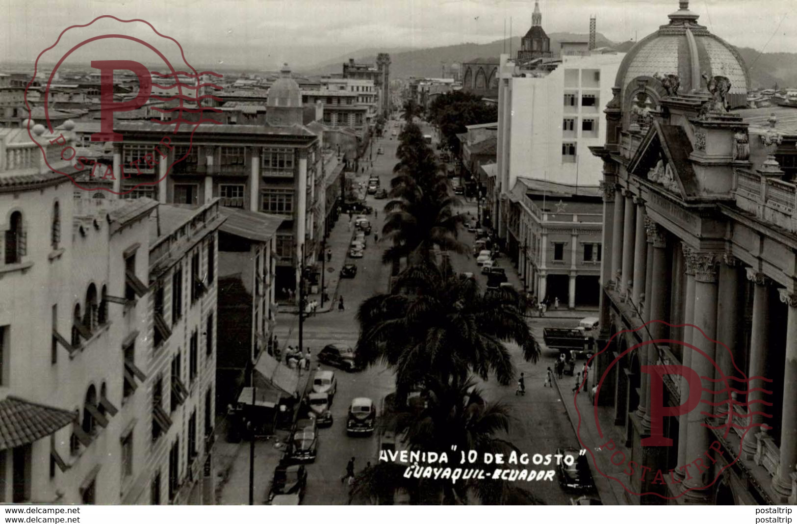 RPPC FOTOPOSTAL  Guayaquil Ecuador Avenida 10 De Agosto - Ecuador