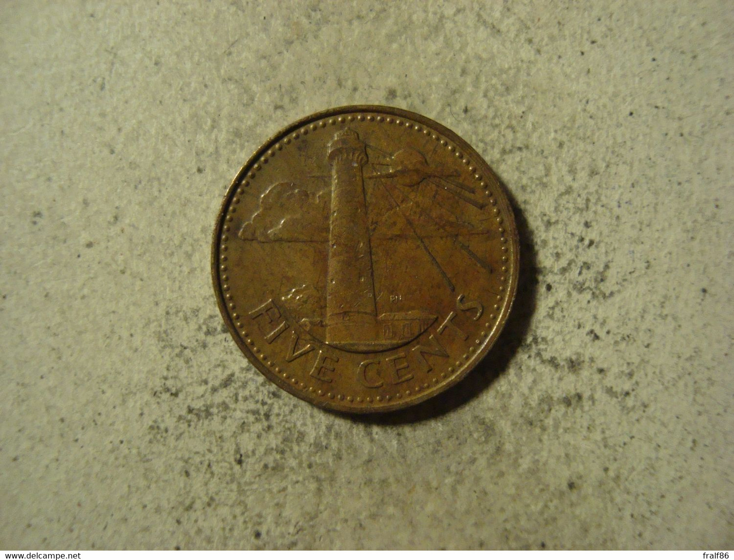 MONNAIE BARBADES 5 CENTS 1989 - Barbados