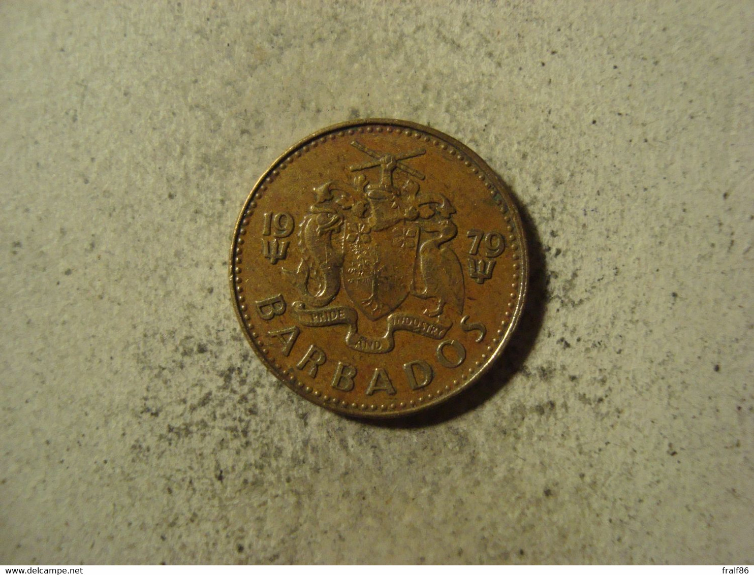 MONNAIE BARBADES 5 CENTS 1979 - Barbados (Barbuda)