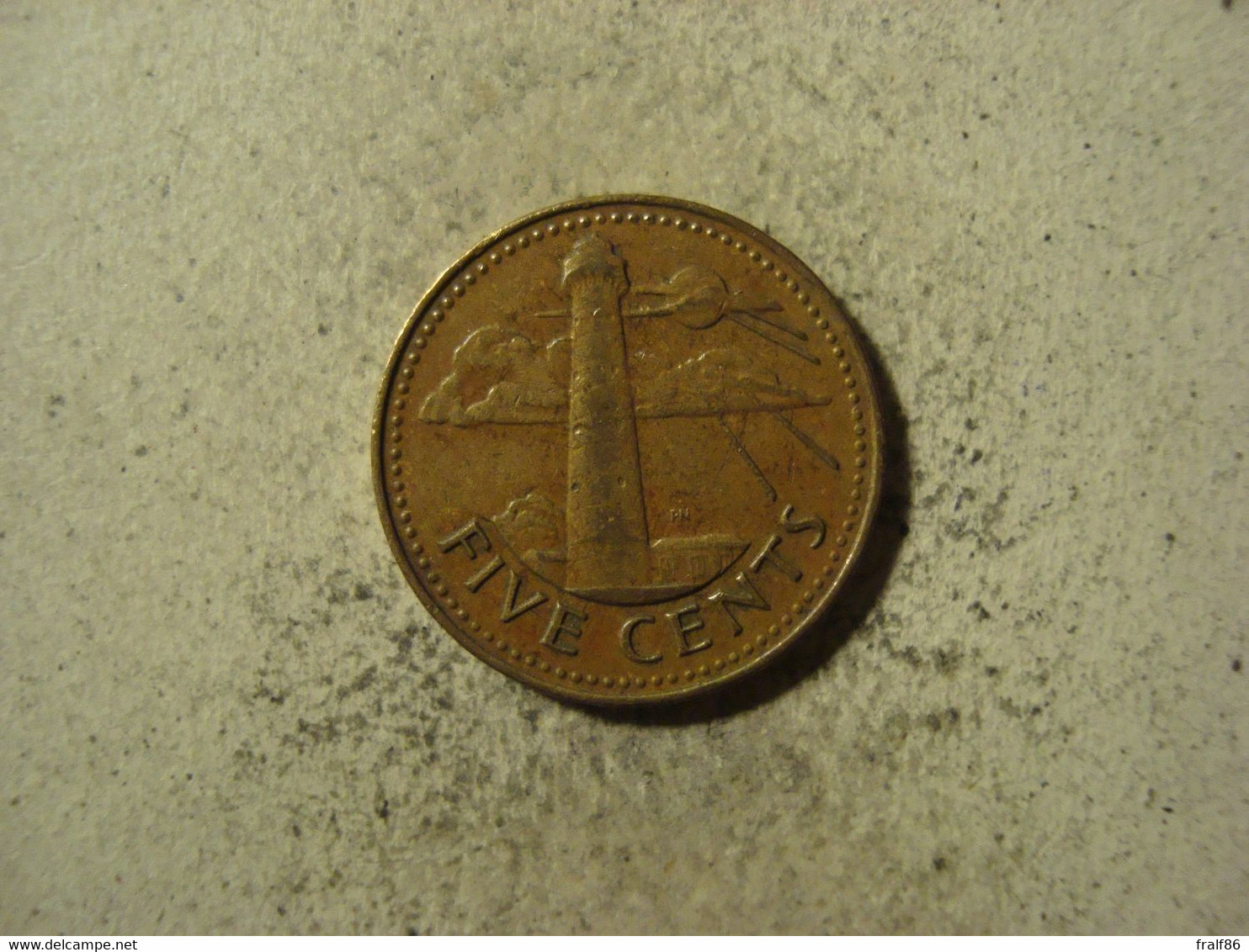 MONNAIE BARBADES 5 CENTS 1979 - Barbados (Barbuda)