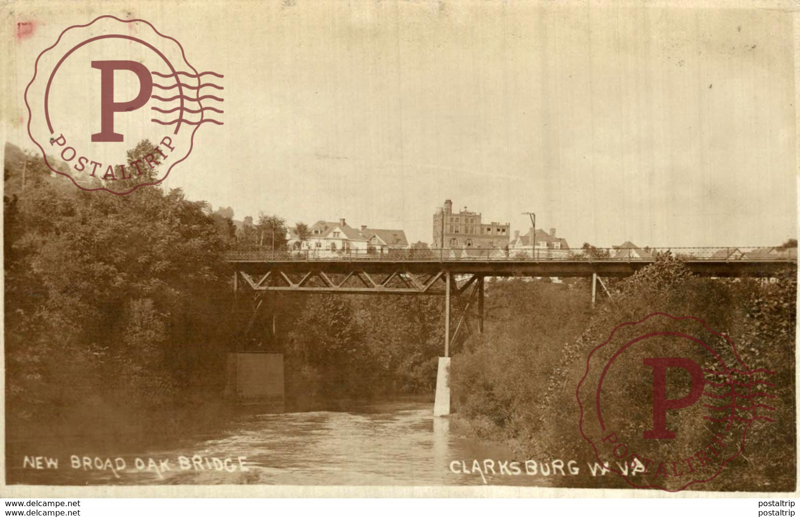 RPPC   Clarksburg, West Virginia   NEW BROAD OAK BRIDGE - Clarksburg