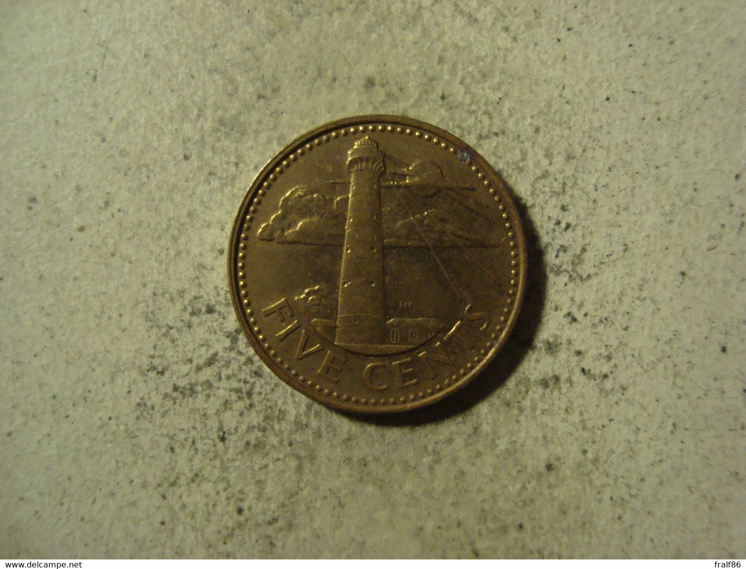 MONNAIE BARBADES 5 CENTS 2002 - Barbados (Barbuda)