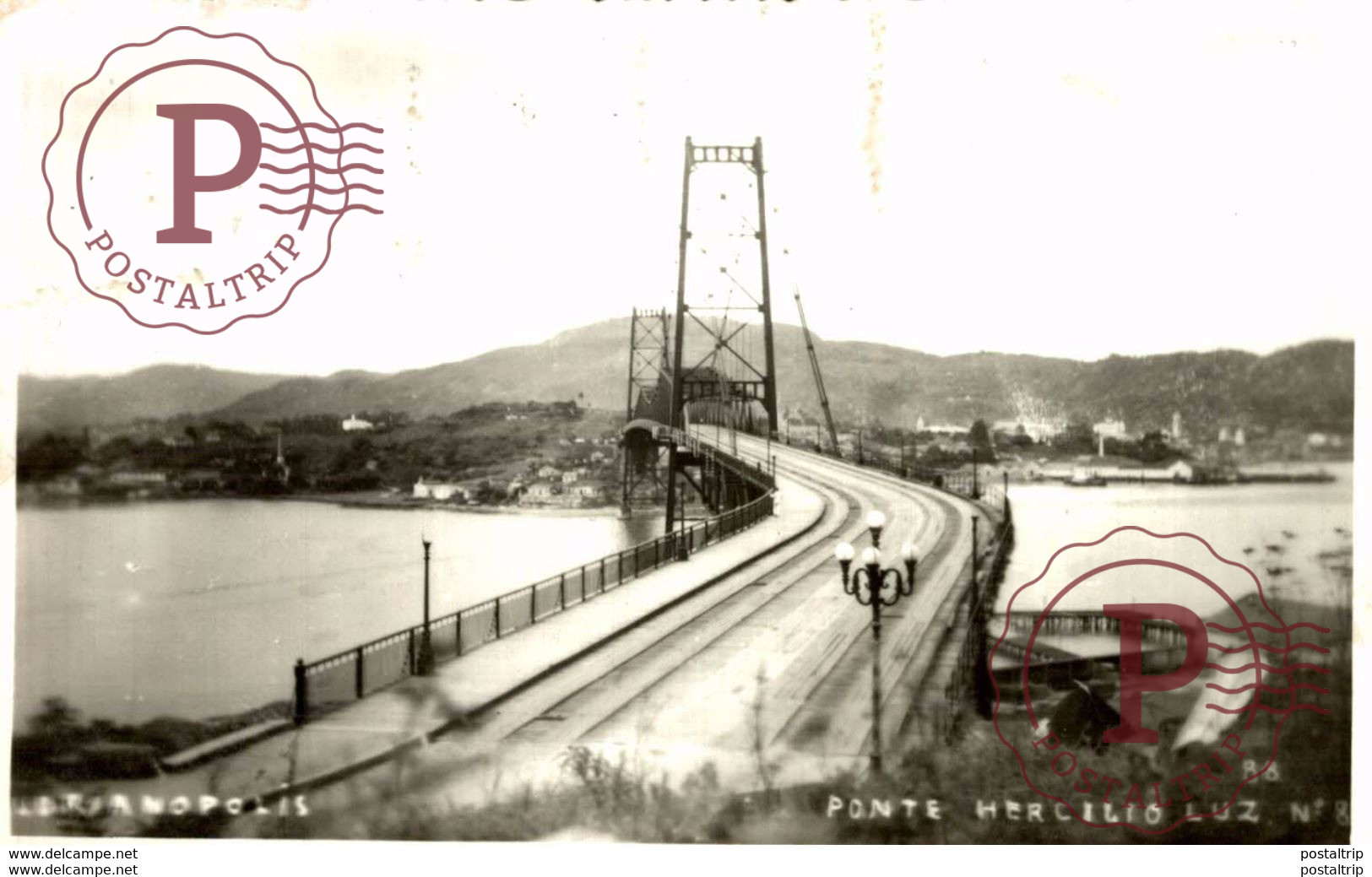 RPPC FOTOPOSTAL Florianopolis PONTE HERCILIO LUZ    Brasil - Bresil - Brasile - Brasilien - Florianópolis