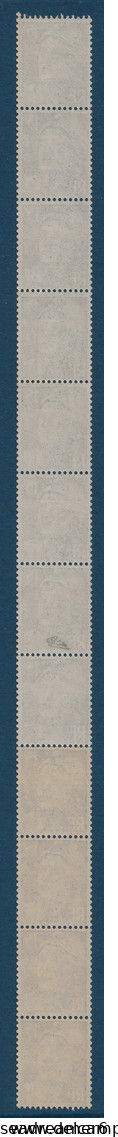 FRANCE Roulette N°37 15 Fr Bleu Marianne De Gandon De 12 Timbres N°886d** Signé CALVES - Roulettes