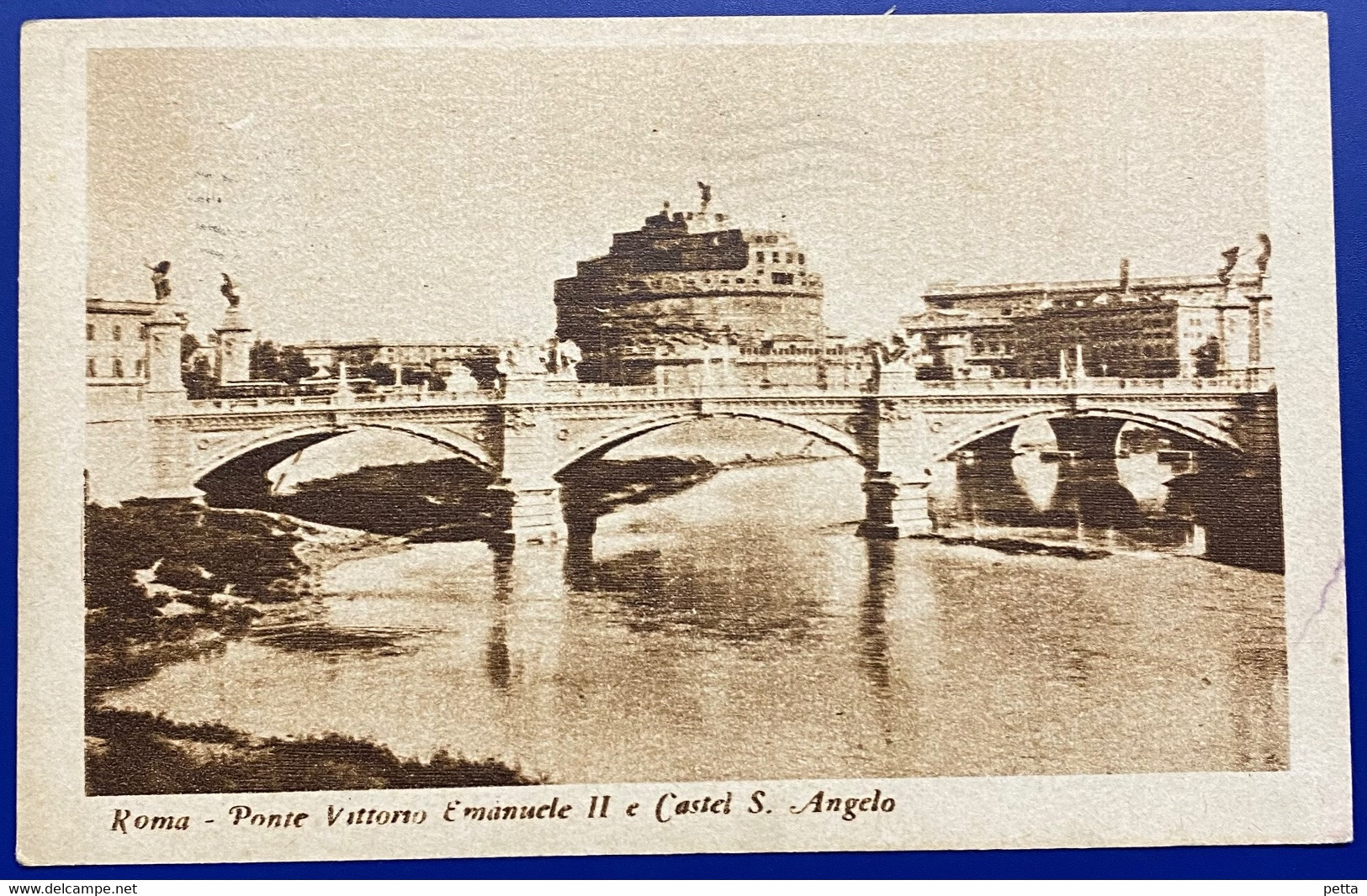 Carte Postale Ancienne De Roma (Italie) Ponte Vittorio Emanuel II E Castel S . Angelo  … (130) …. Vendu En L’état - Ponts