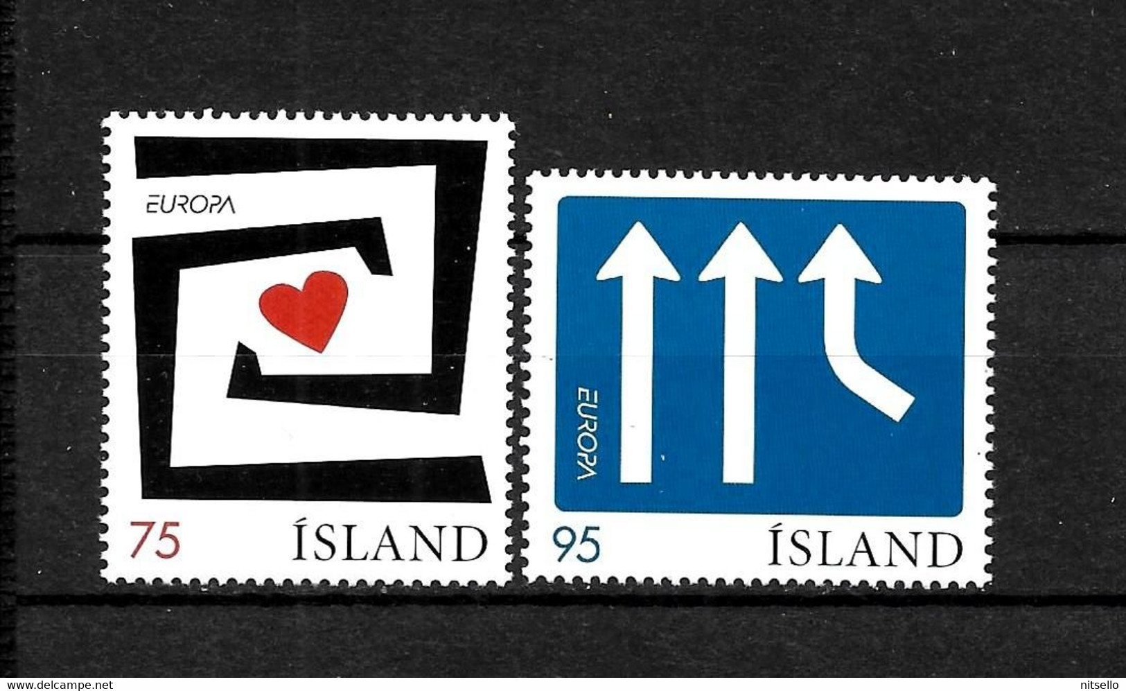 LOTE 2235  ///  ISLANDIA  YVERT Nº: 1056/1057 **MNH   - CATALOG/COTE: 6,50€  ¡¡¡ OFERTA - LIQUIDATION - JE LIQUIDE !!! - Unused Stamps