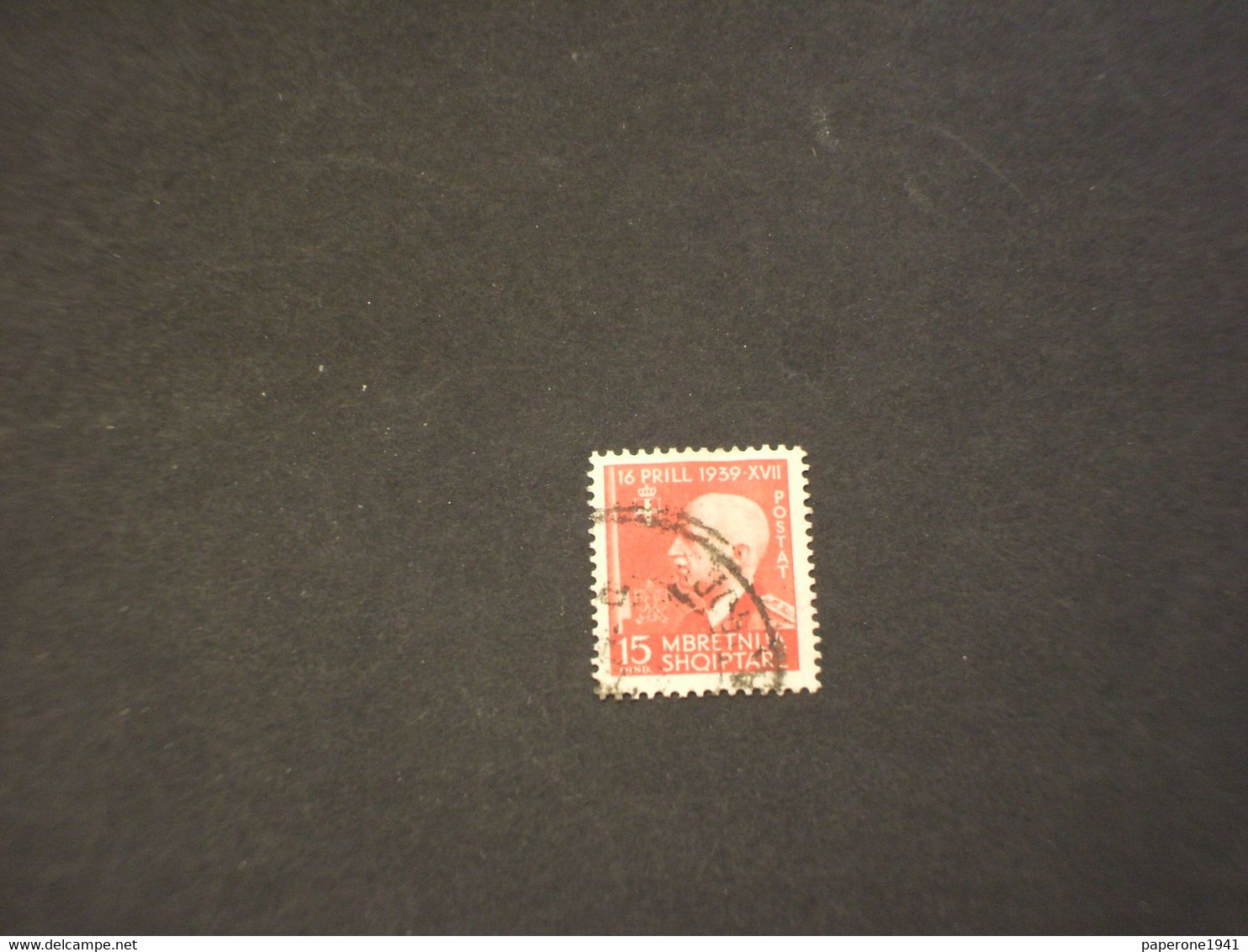 ALBANIA - 1939/40 RE 15 Q. - TIMBRATO/USED - Albania