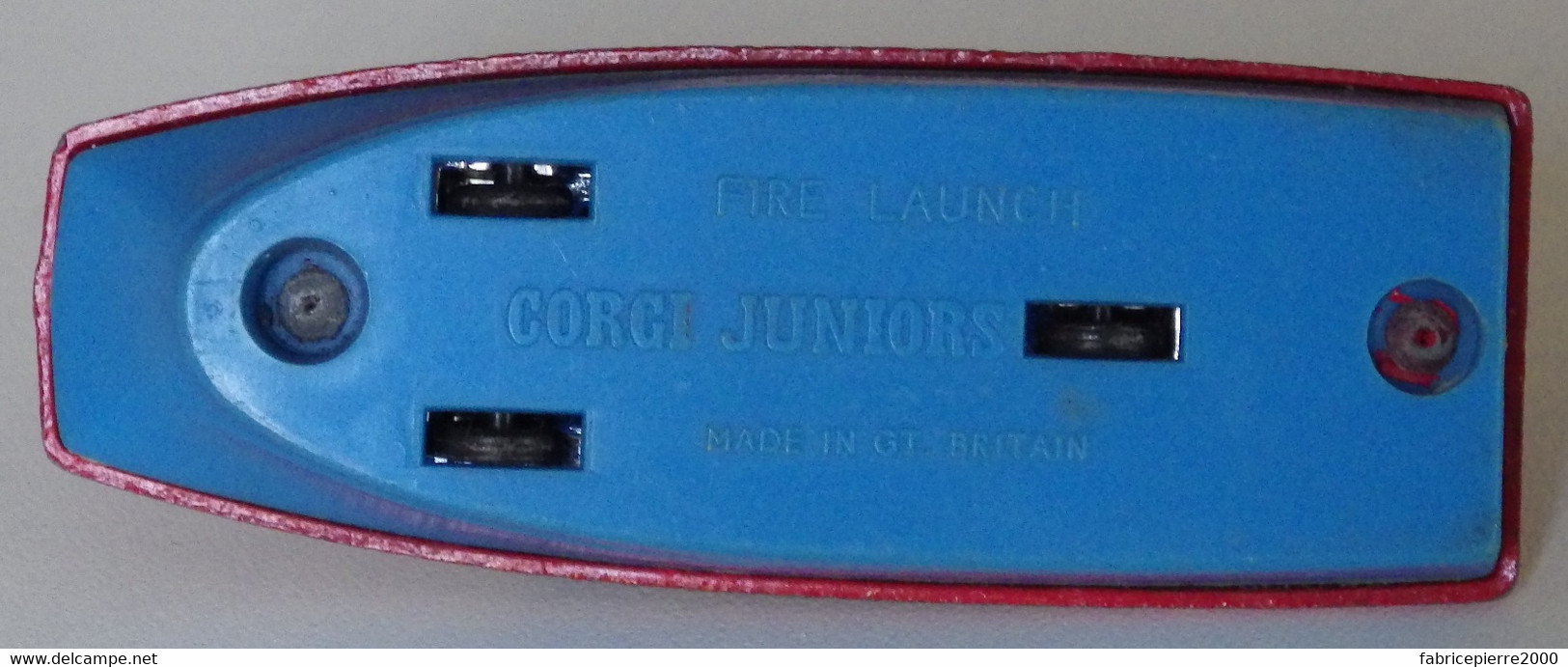 CORGI JUNIORS - Fire Launch Boat N°E53 - Vedette Fluviale Des Pompiers, Lance à Eau Mobile - Corgi