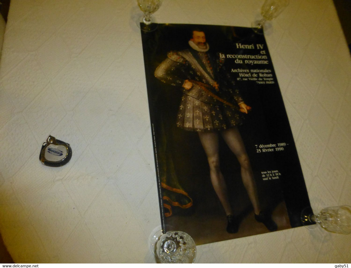 Affiche Henri IV, Hôtel De Rohan, Vers 1980 ?, 40x60 ; R16 - Afiches