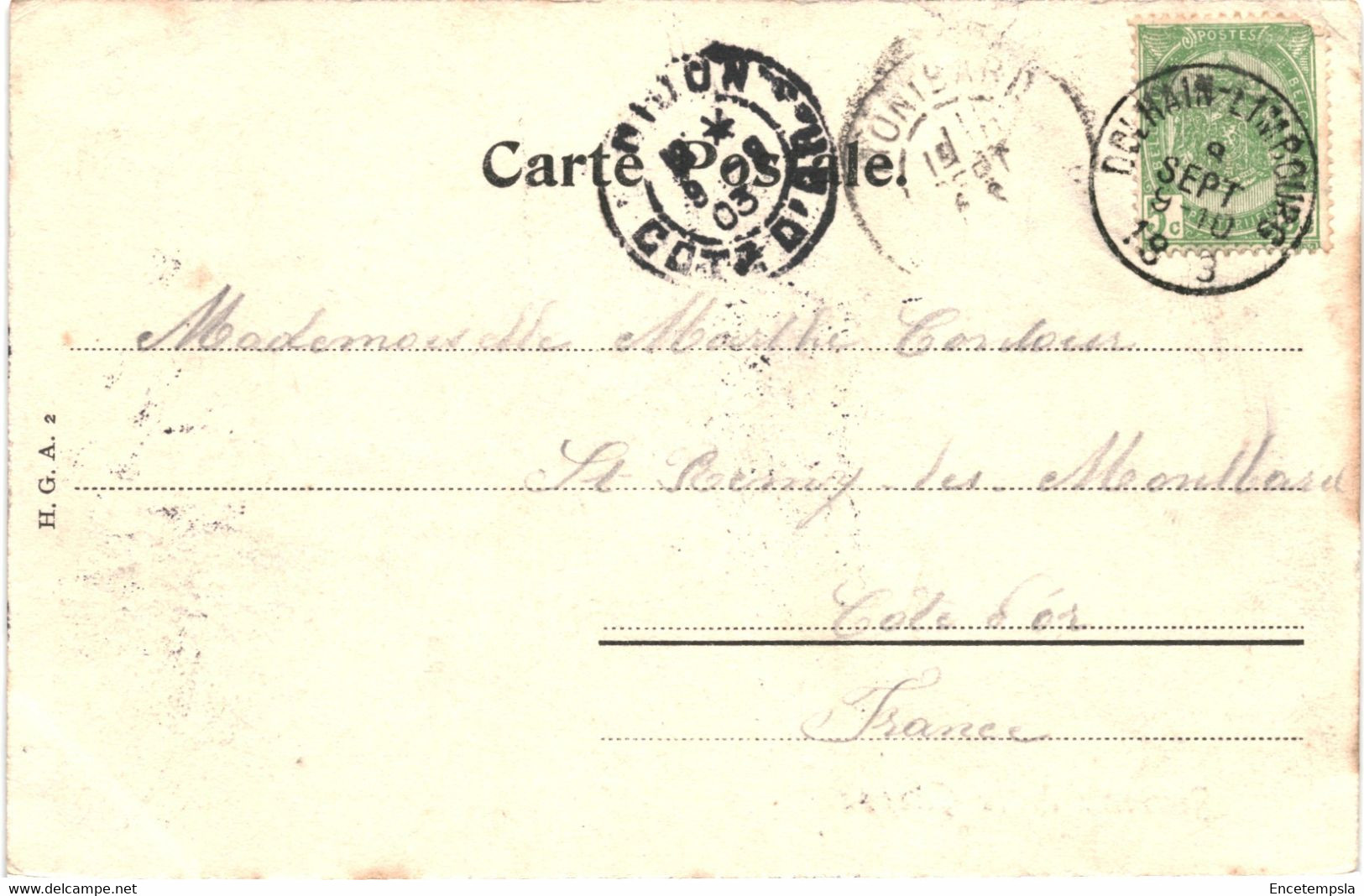 CPA Carte Postale  Belgique-Gileppe Barrage 1903  VM45087+ - Jalhay