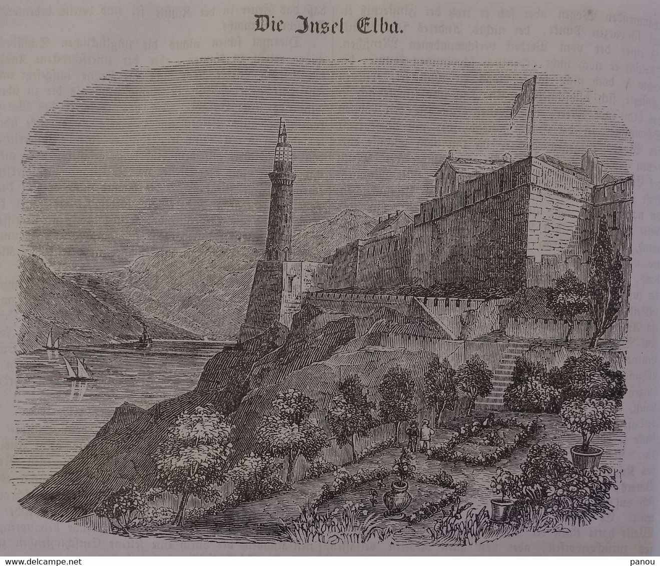 DAS PFENNIG MAGAZIN Nr 10.  11 Marz 1843. Elba Elbe Napoleon. Alfonso Albuquerque Alfons - Sonstige & Ohne Zuordnung