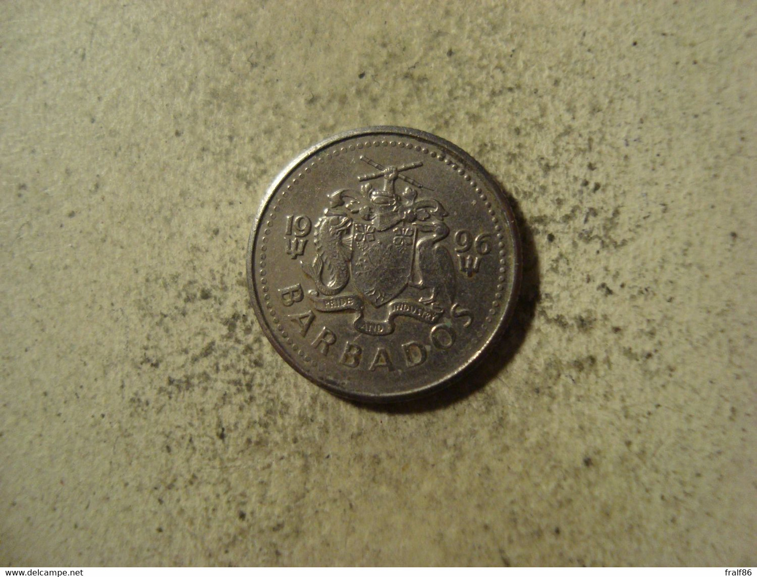 MONNAIE BARBADES 10 CENTS 1996 - Barbados (Barbuda)