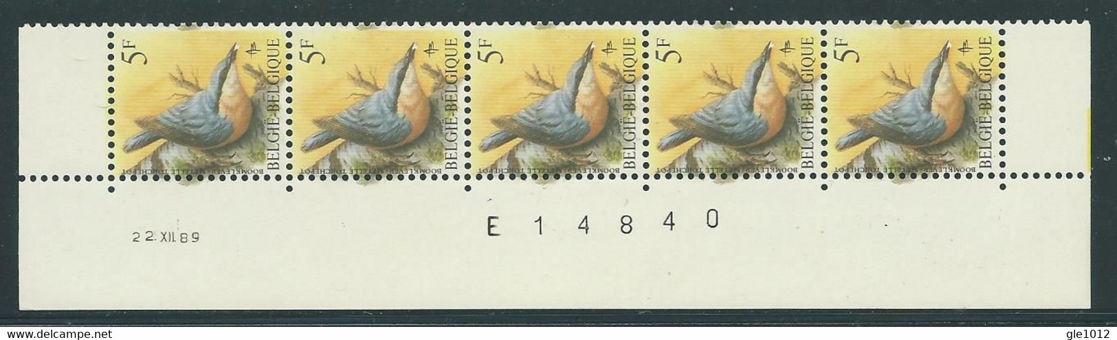 Buzin Nr 2294**  Datumstrook  22-XII-89  H2 - 1985-.. Birds (Buzin)