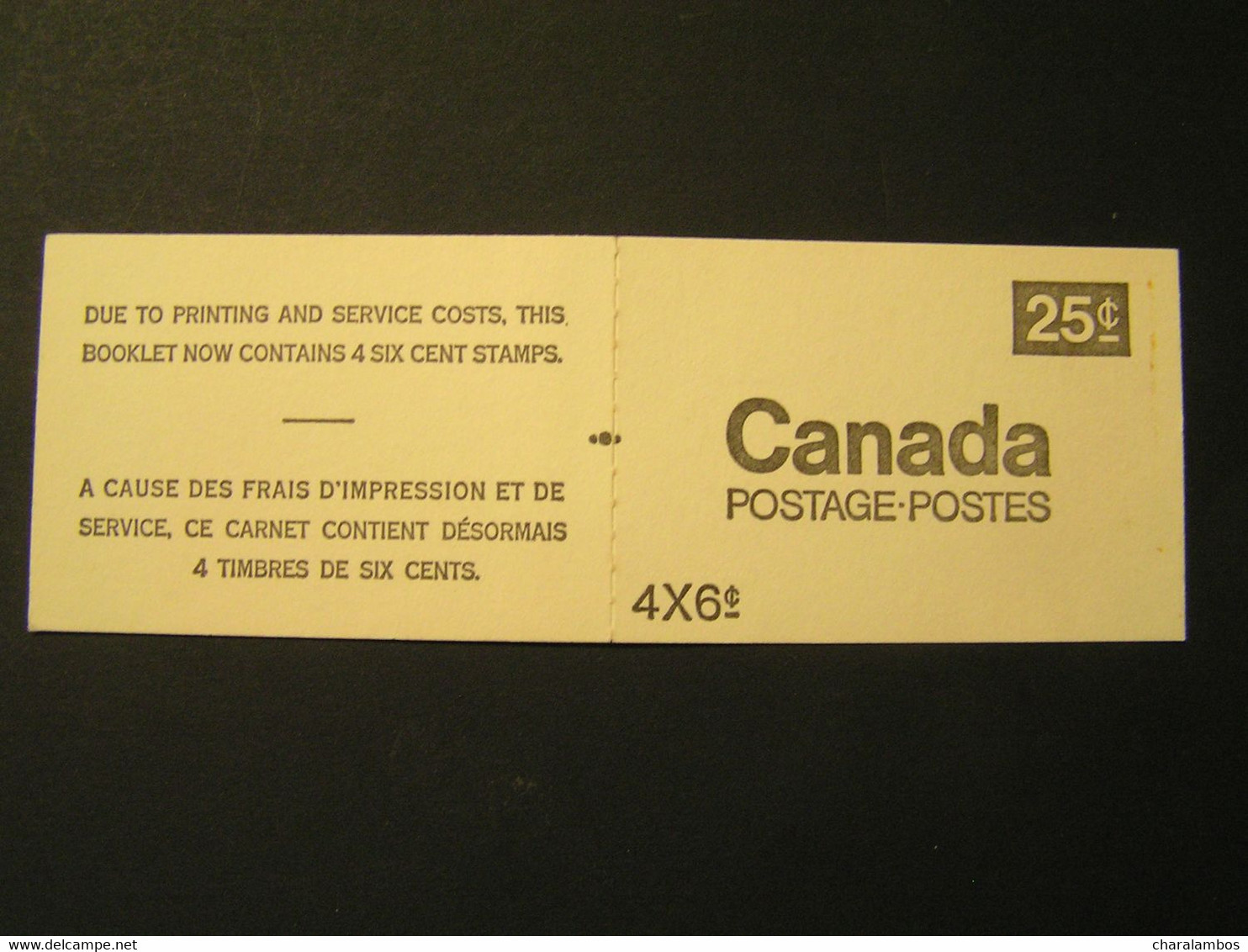 CANADA 6c Black  .. - Pages De Carnets