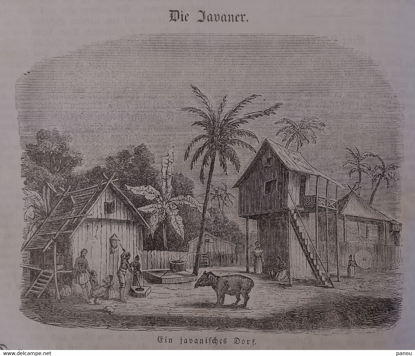 DAS PFENNIG MAGAZIN Nr 13.  1 April 1843. Java Iawa Indonesia Indonesian - Sonstige & Ohne Zuordnung