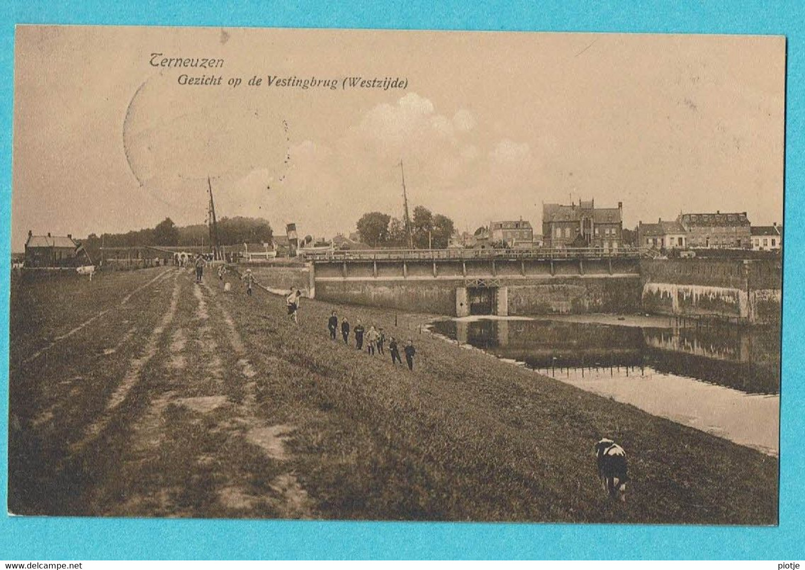 * Terneuzen (Zeeland - Nederland) * (Uitgave Van A. Van Overbeke, 09 32073) Gezicht Op De Vestingbrug, Westzijde, Pont - Terneuzen