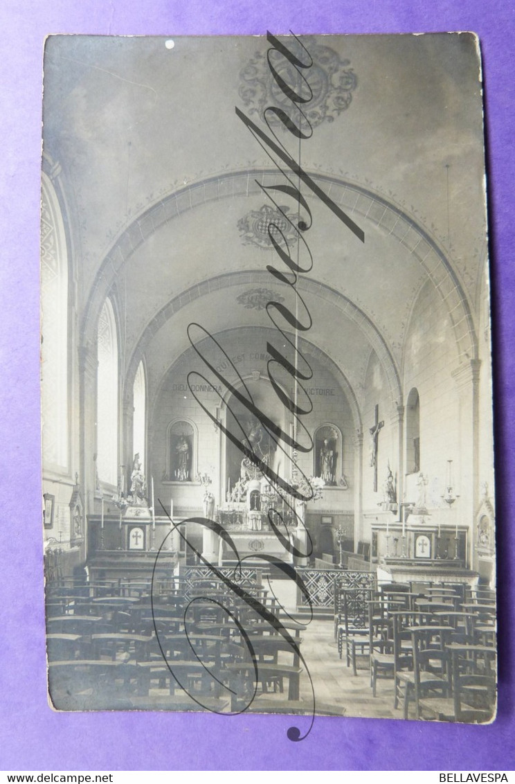 Sart Les Moines Eglise St Michel  Interieur  Sur Le Territoire De Roux. Carte Photo - Charleroi