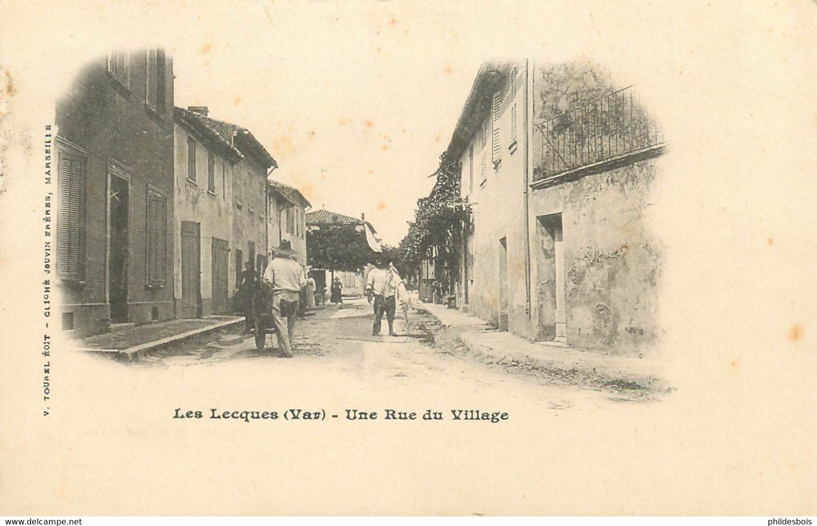 VAR  LES LECQUES  Une Rue Du Village - Les Lecques