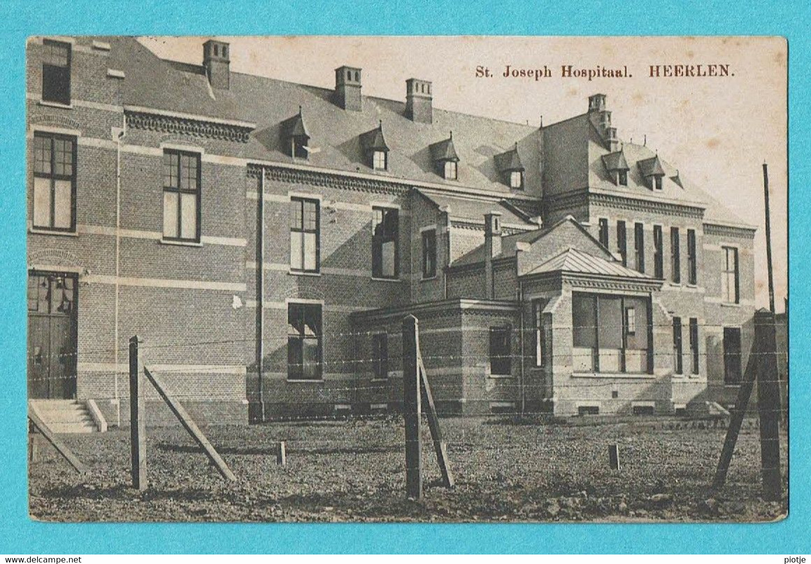 * Heerlen (Limburg - Nederland) * (H.W.K. - Uitgave H. Te Poel) Sint Joseph Hospitaal, Hopital, Clinique, Façade, Old - Heerlen