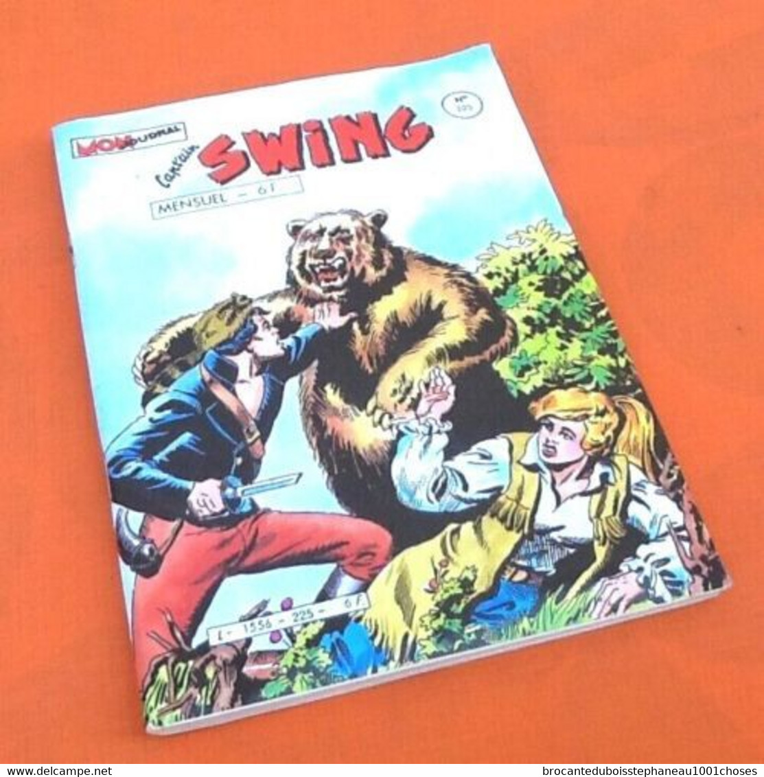Capt' Ain Swing  (Mars 1985)  Mon Journal  N°225   130 Pages  (180x130)mm - Mon Journal