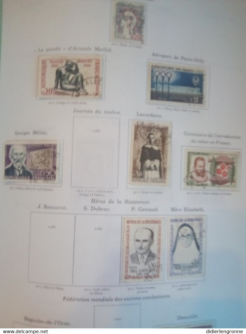 Album de timbres de France