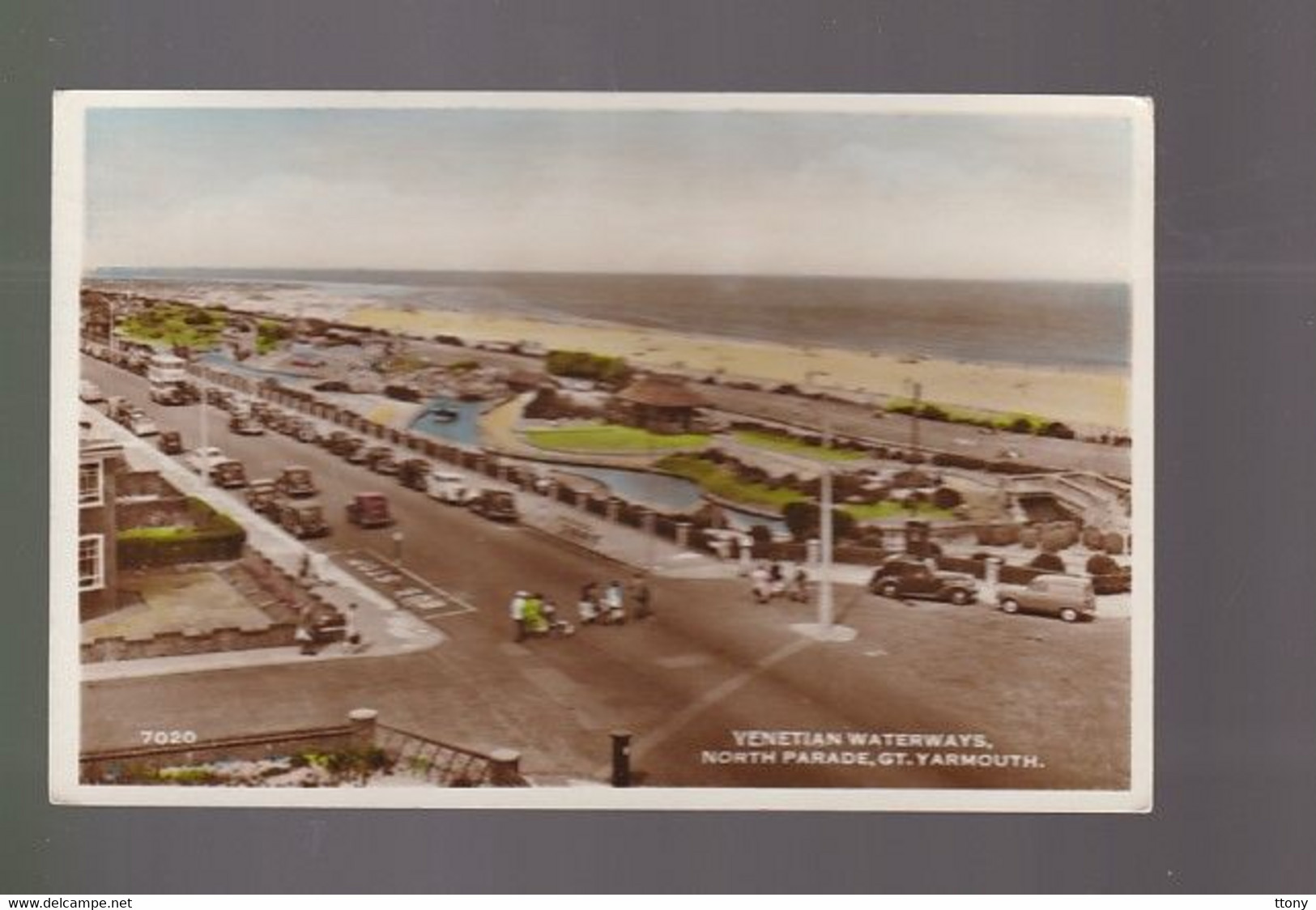 CPA     Venetian  Waterways  North  Parade GT - Yarmouth   Posted  1958 - Great Yarmouth