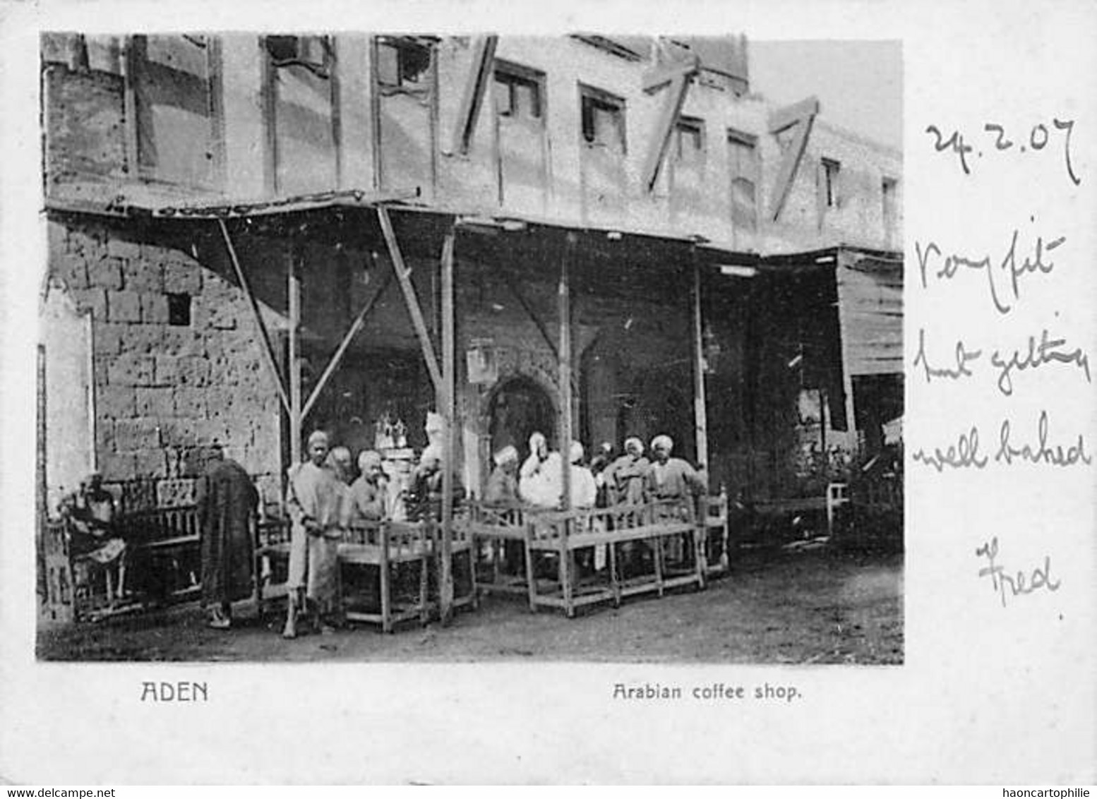 Aden  Arabian  Coffe Shop Voyagée En 1902 - Jemen