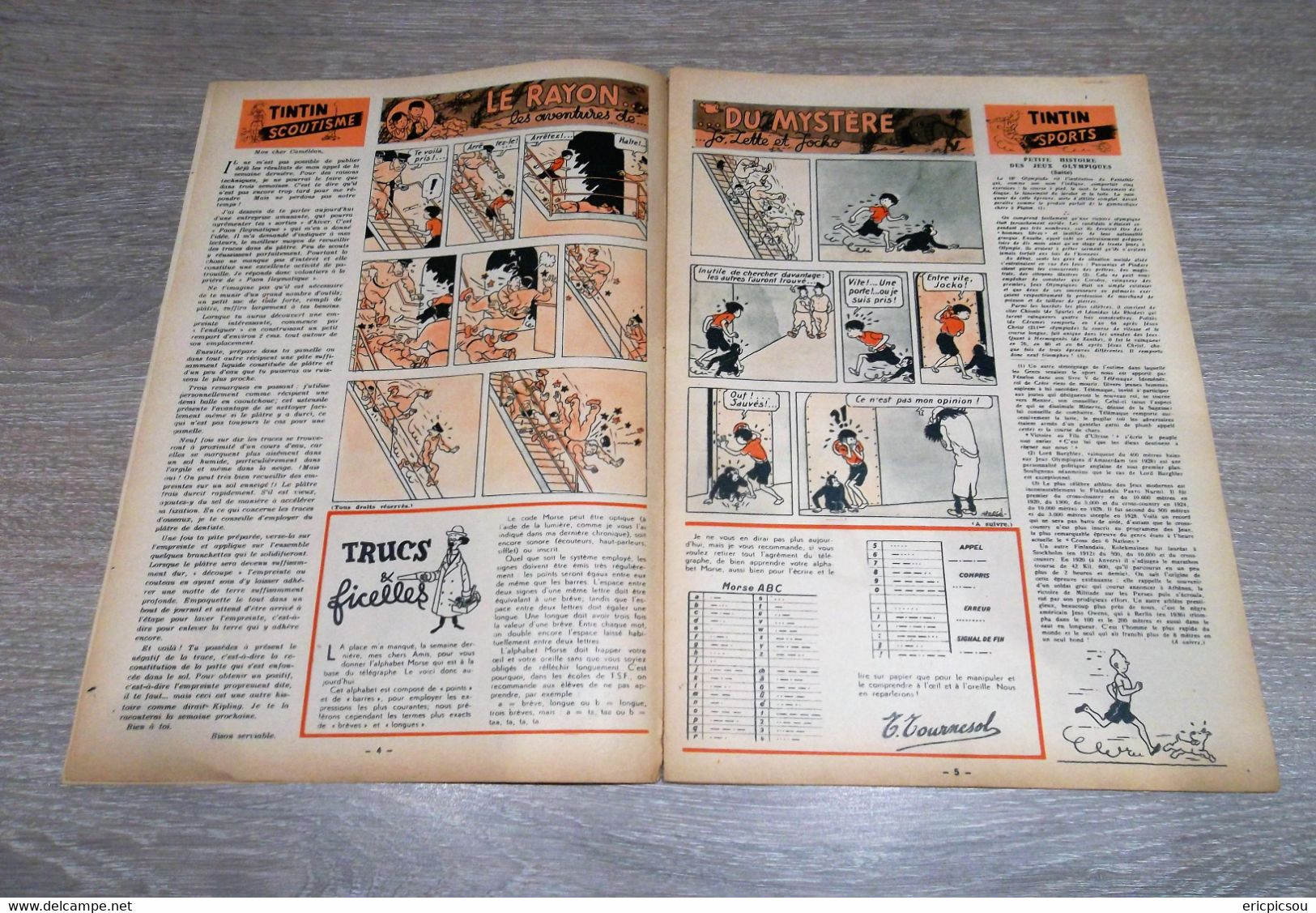 Tintin ( Magazine L'hebdomadaire ) 1947 N°11 - Tintin