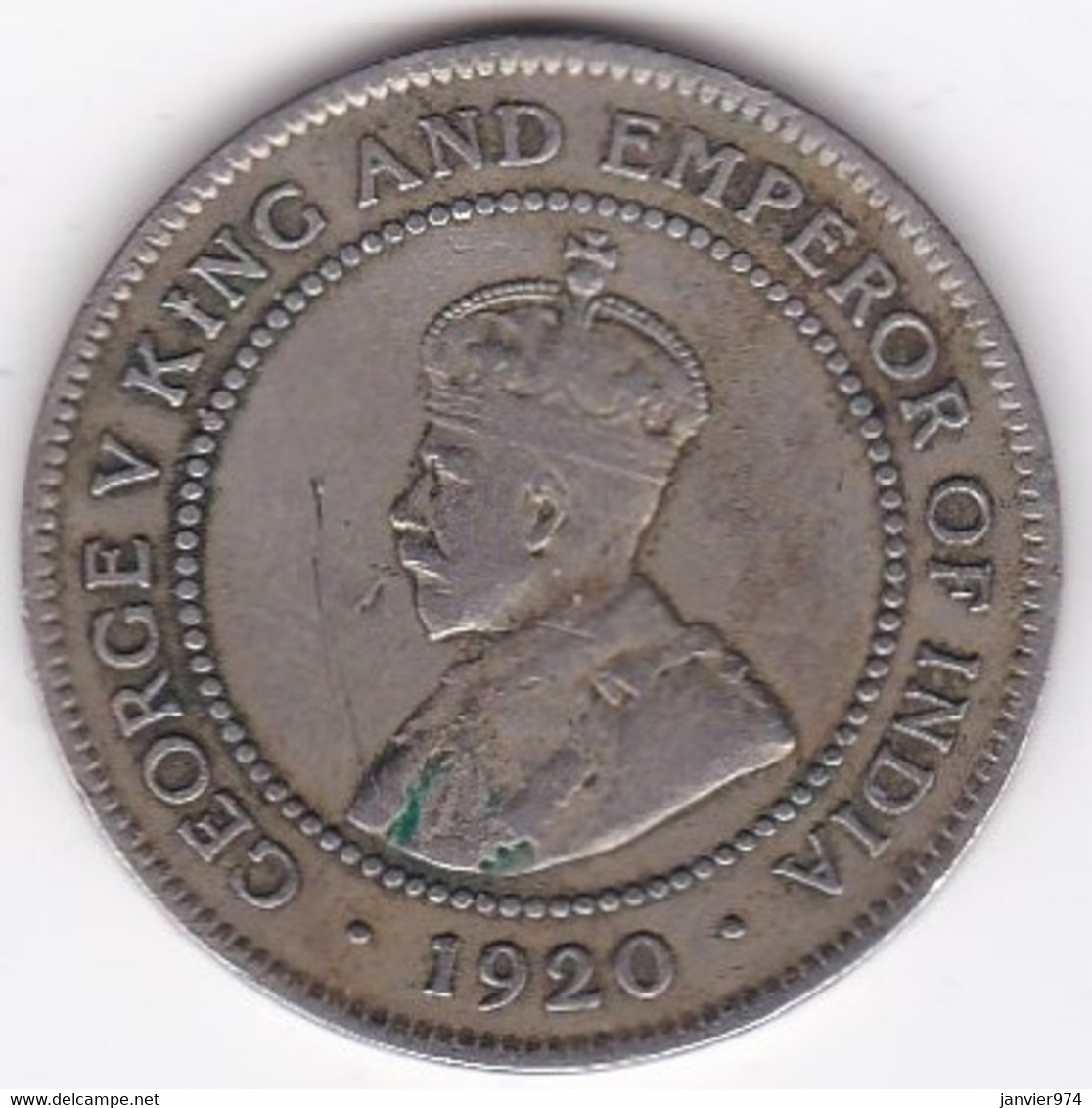 Jamaïque 1 Penny 1920 , George V , En Cupronickel, KM# 26 - Jamaica