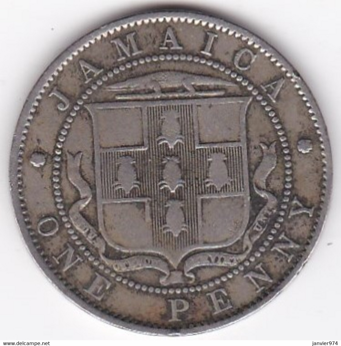 Jamaïque 1 Penny 1920 , George V , En Cupronickel, KM# 26 - Jamaica