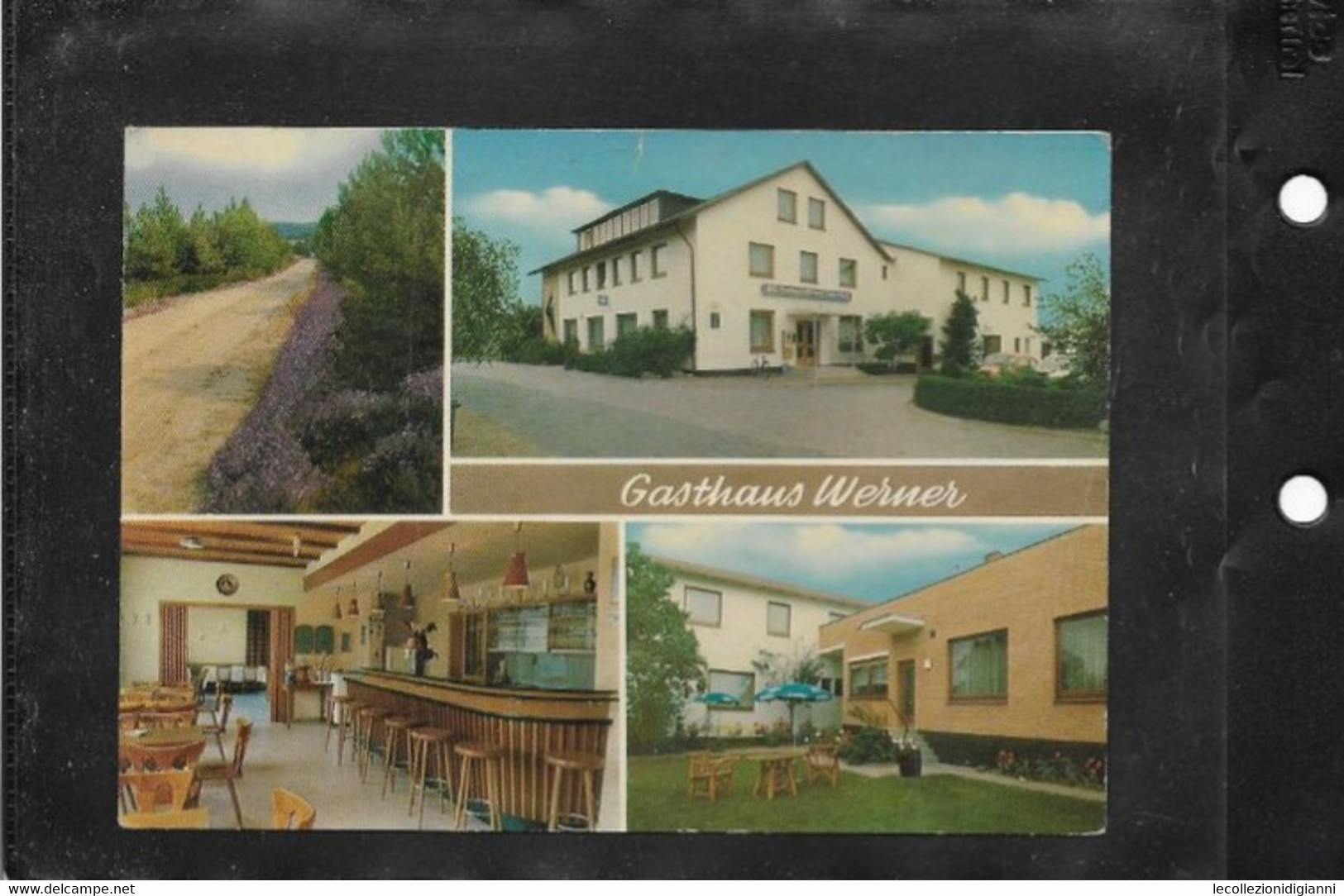 307) Germania Cartolina Hotel Ak Gasthaus Und Pension Werner Rosche Rosche über Uelzen Indirizzata A Nordhorn Alt Old - Uelzen