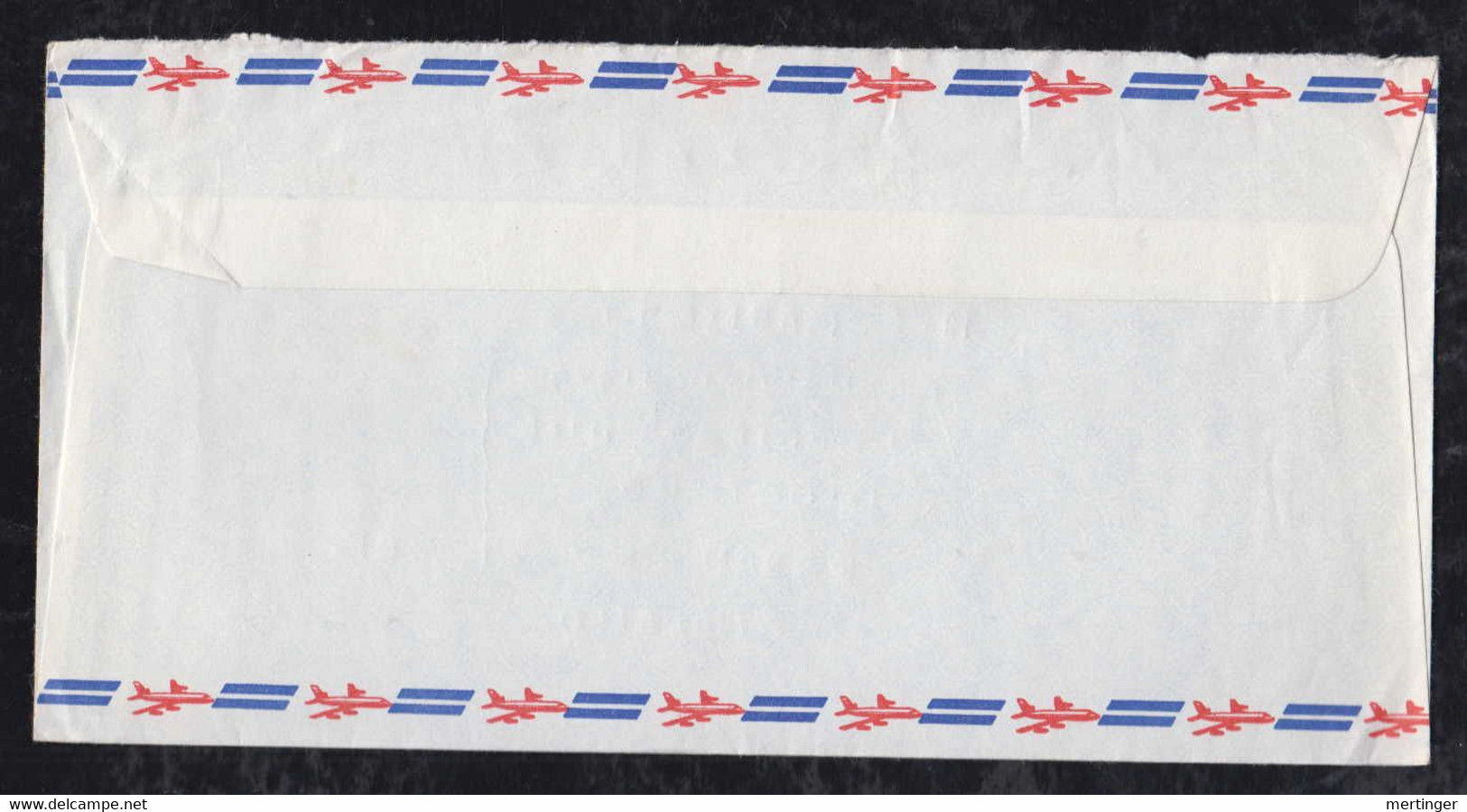 New Zealand 1981 Meter Airmail Cover $0,60 Auckland To Bideford England New Zealand Wire Advertising - Briefe U. Dokumente