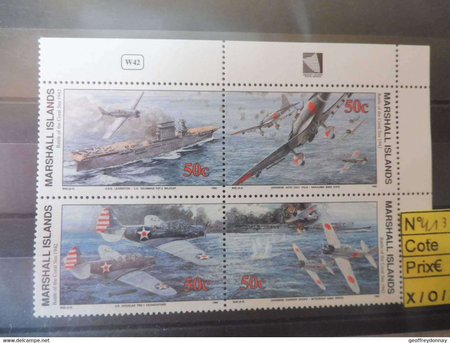 Marshall Islands 413/416  War World 1940 - 1945 Neuf Mnh ** Guerre - WW2 (II Guerra Mundial)