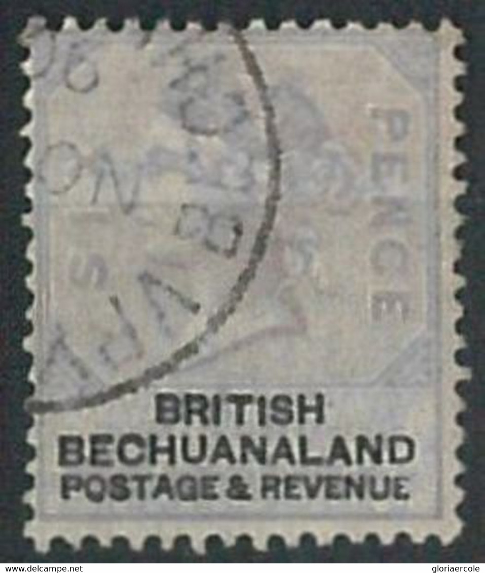 70321 - British BECHUANALAND - STAMP: Stanley Gibbons # 14 - Lot Of 6 Used Stamps - 1885-1895 Kolonie Van De Kroon