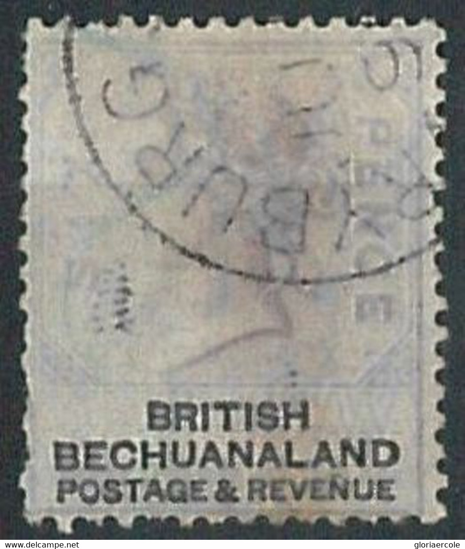 70321 - British BECHUANALAND - STAMP: Stanley Gibbons # 14 - Lot Of 6 Used Stamps - 1885-1895 Kronenkolonie