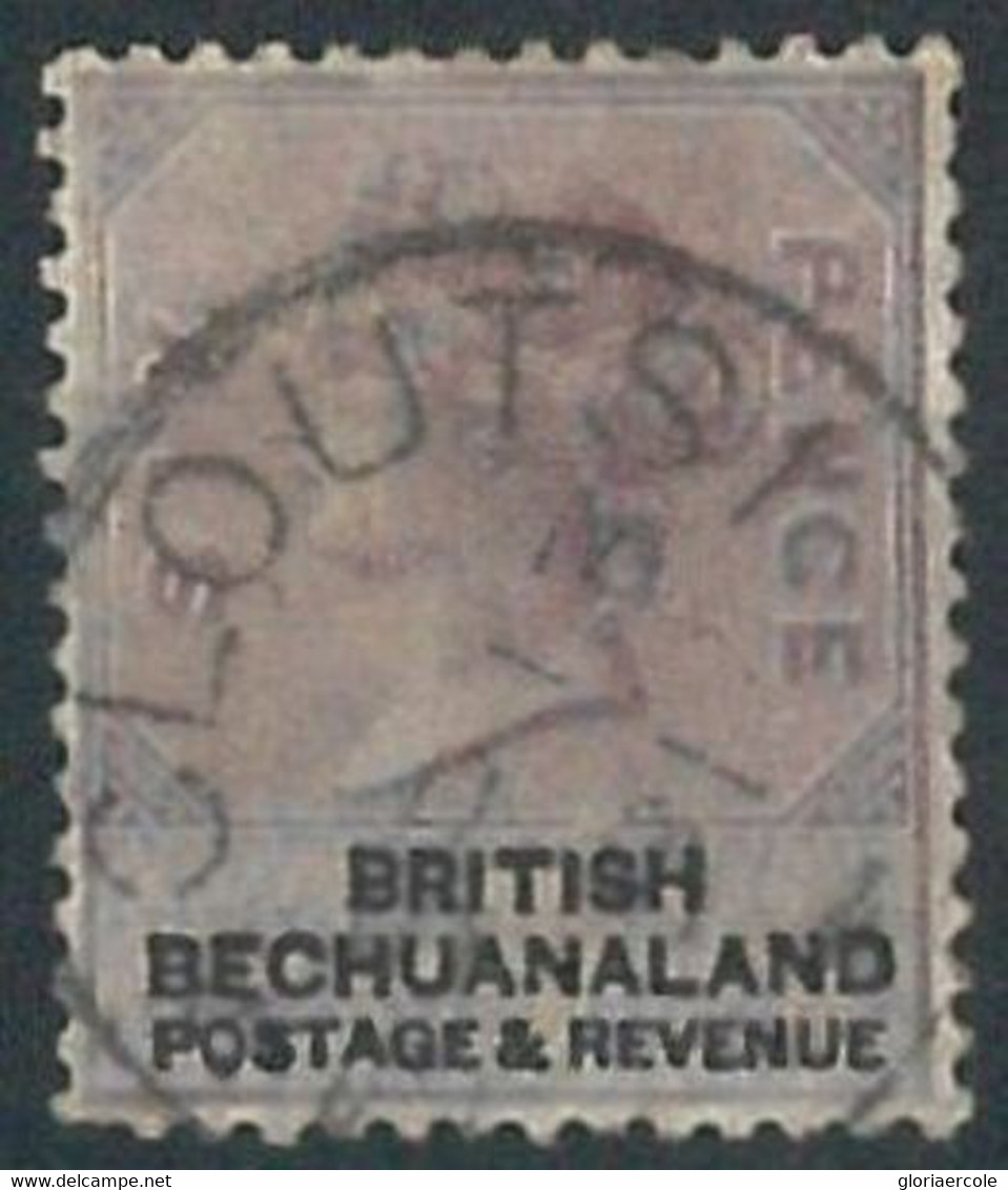 70321 - British BECHUANALAND - STAMP: Stanley Gibbons # 14 - Lot Of 6 Used Stamps - 1885-1895 Colonie Britannique