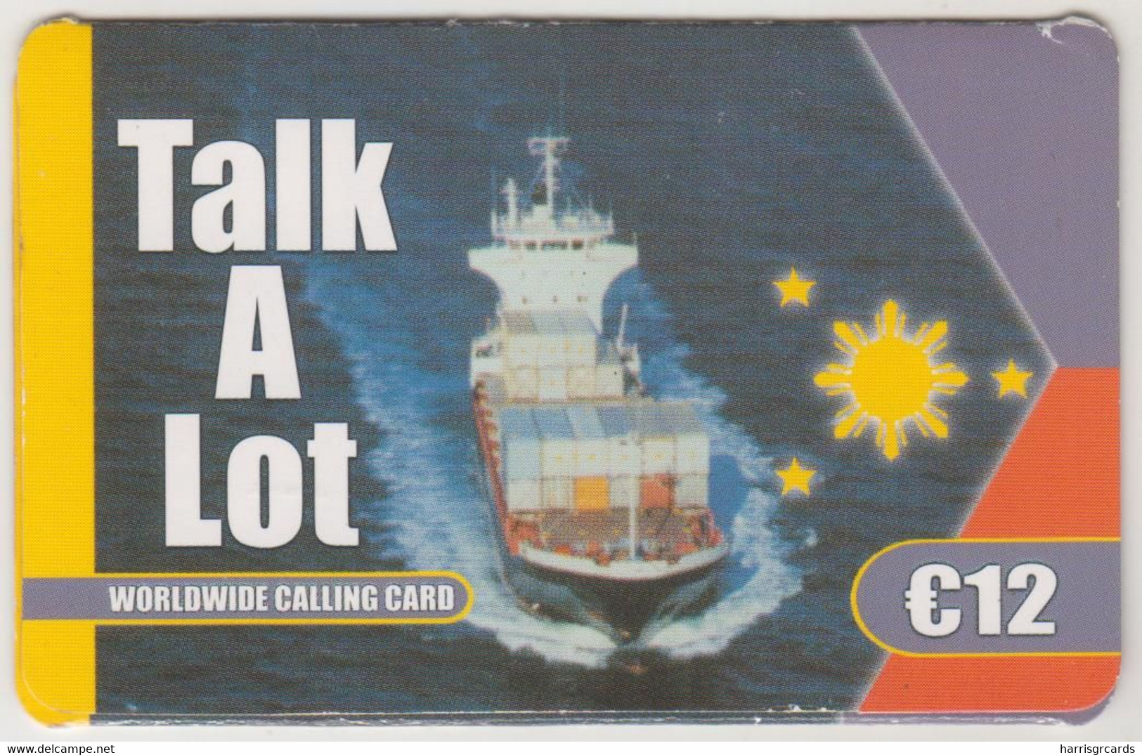 UK - Talk A Lot (Tanker Ship), Clarus International Prepaid Card 12 €, Used - BT Cartes Mondiales (Prépayées)