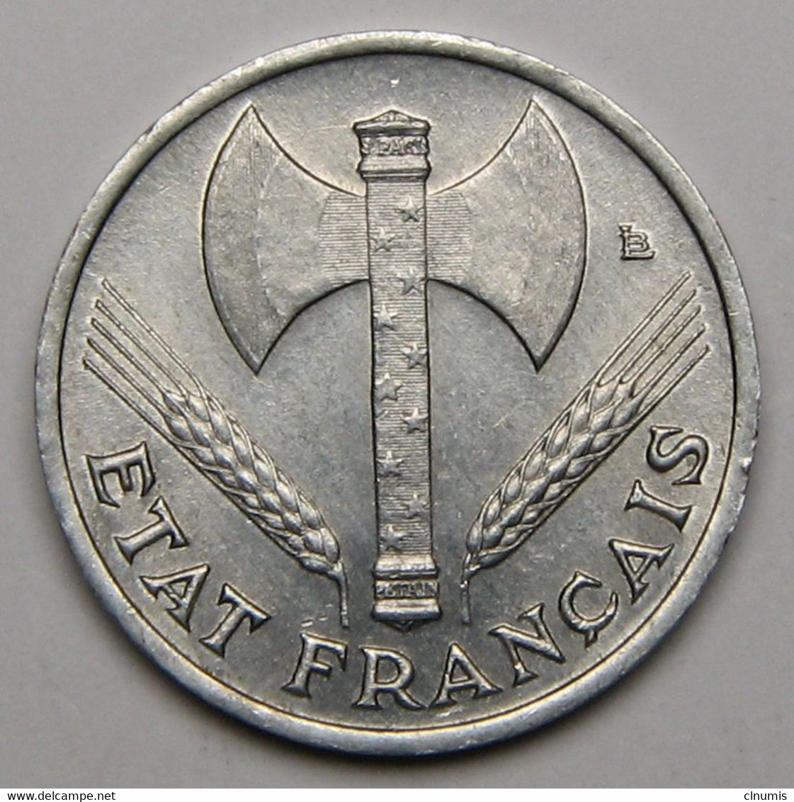 50 Centimes Francisque, Légère, Aluminium, 1943 - Etat Français - 50 Centimes