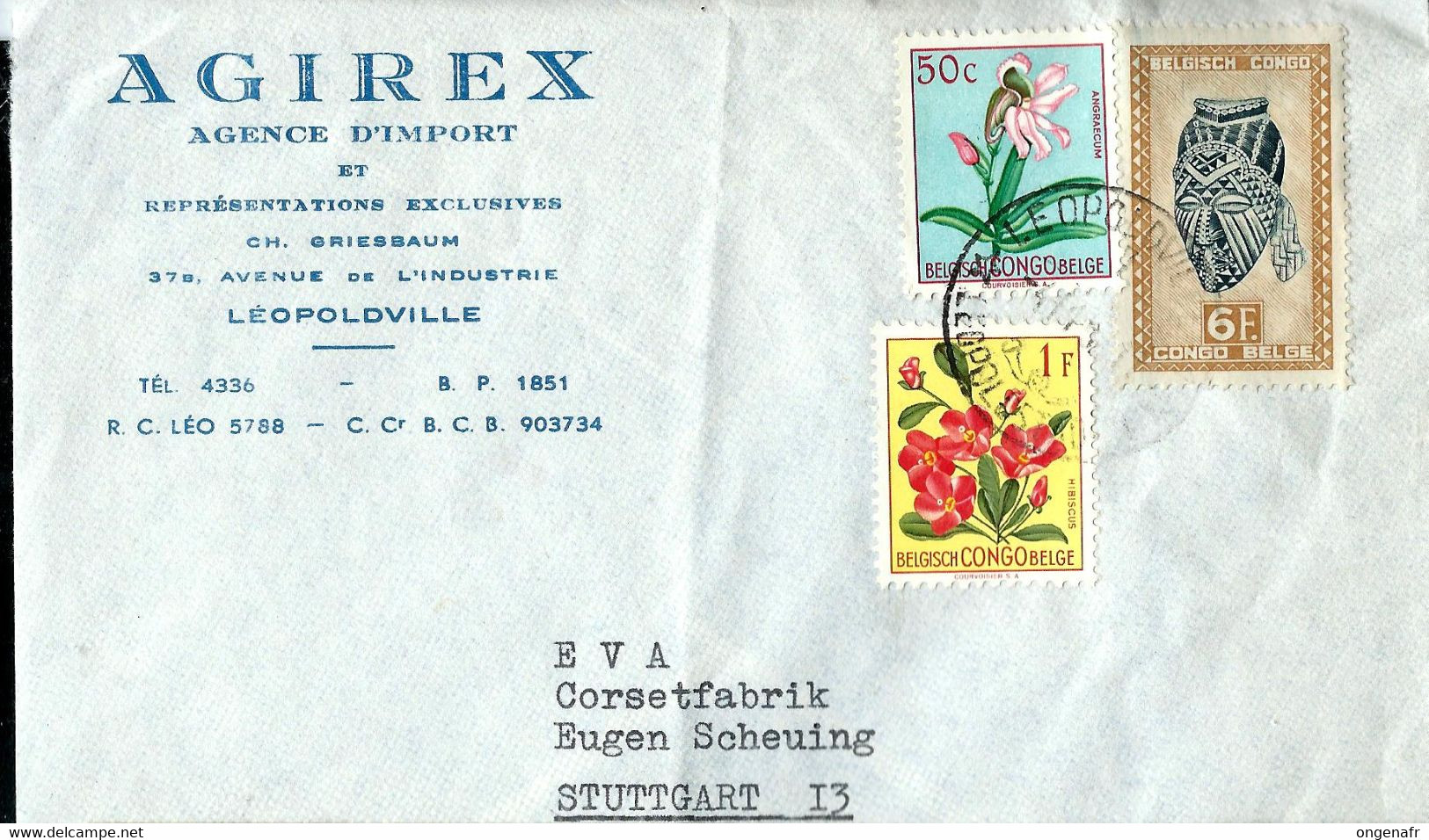 2 Lettres  Obl.  Pour L'Allemagne - Covers & Documents