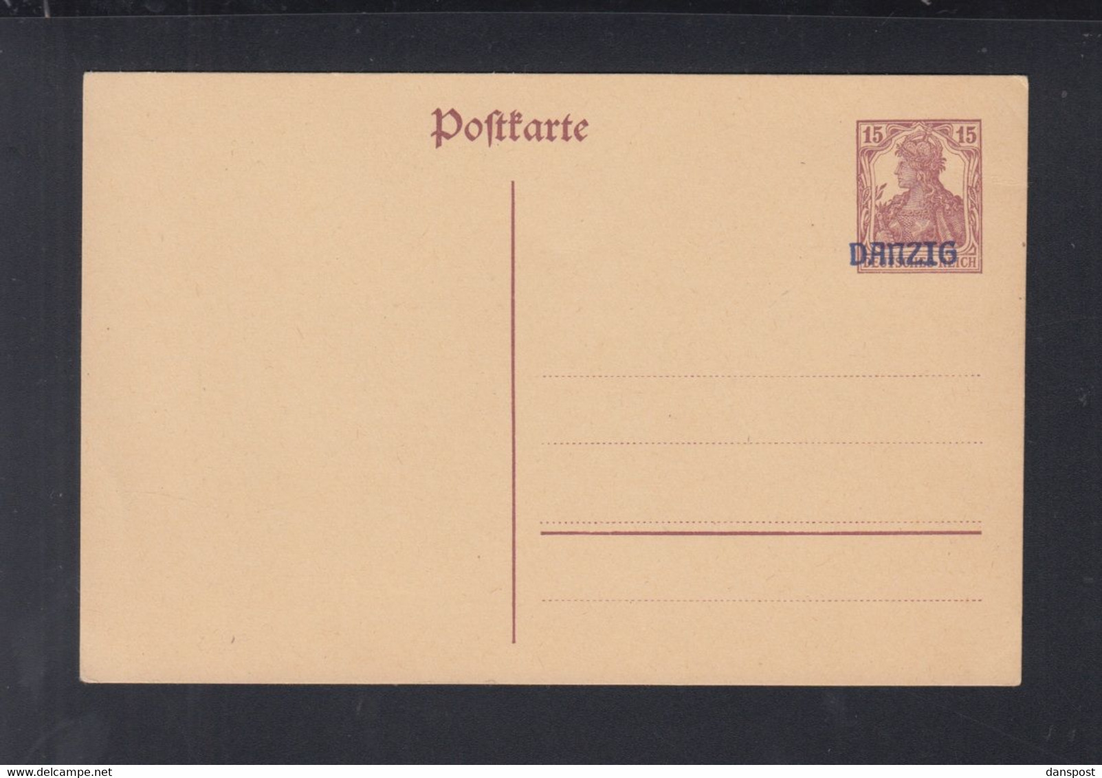 Danzig GSK Mit Aufdruck Ungebraucht - Postal  Stationery