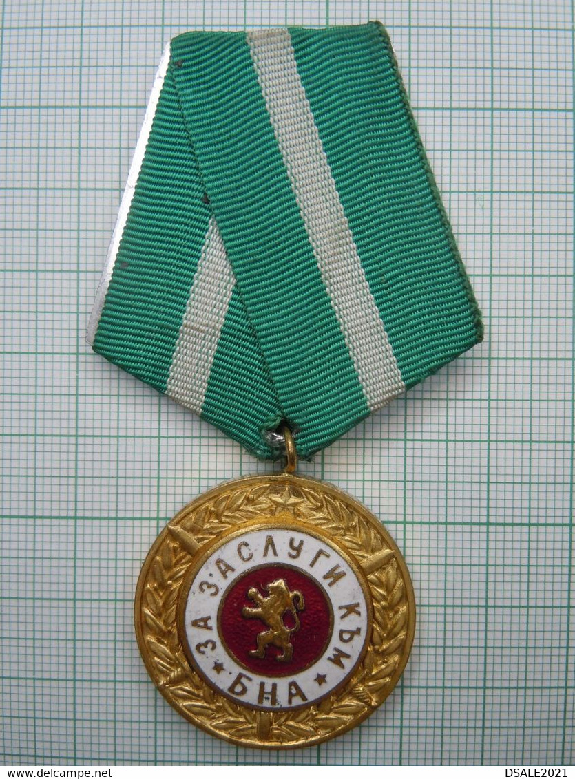 Bulgaria Bulgarian Communist Medal Order For Merit To The Bulgarian People's Army (c23) - Otros & Sin Clasificación