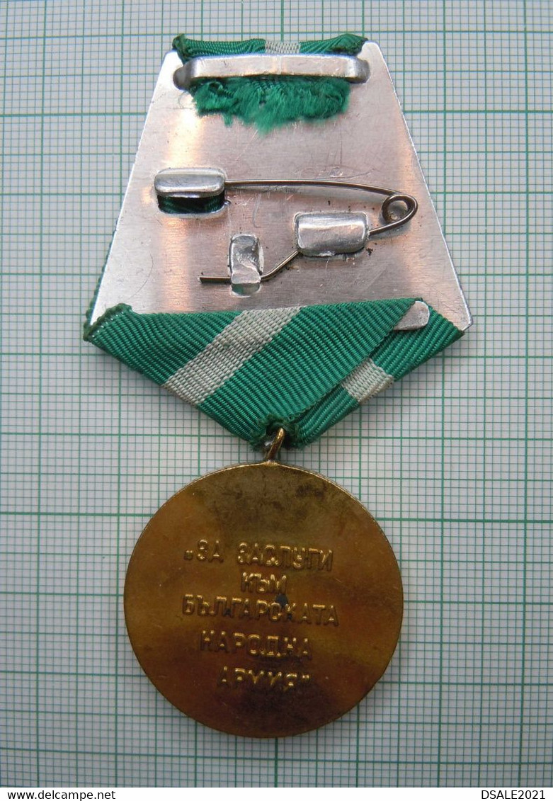 Bulgaria Bulgarian Communist Medal Order For Merit To The Bulgarian People's Army (c23) - Otros & Sin Clasificación