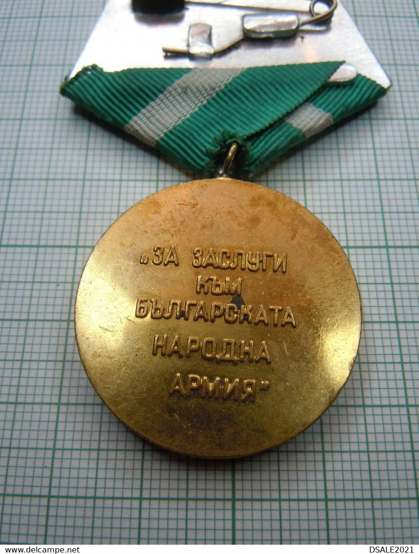 Bulgaria Bulgarian Communist Medal Order For Merit To The Bulgarian People's Army (c23) - Sonstige & Ohne Zuordnung