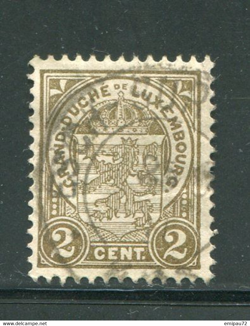 LUXEMBOURG- Y&T N°90- Oblitéré - 1907-24 Scudetto