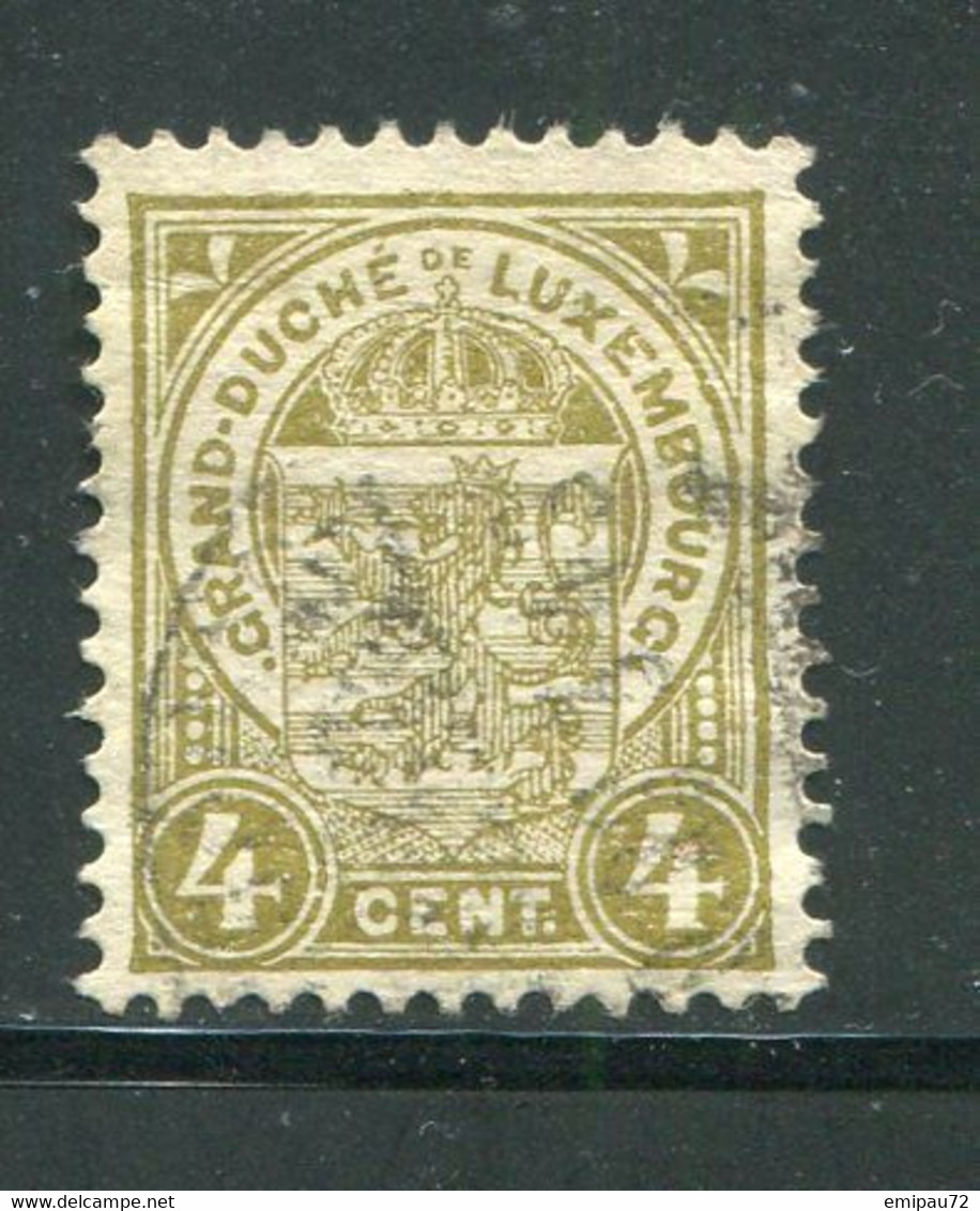 LUXEMBOURG- Y&T N°91- Oblitéré - 1907-24 Scudetto