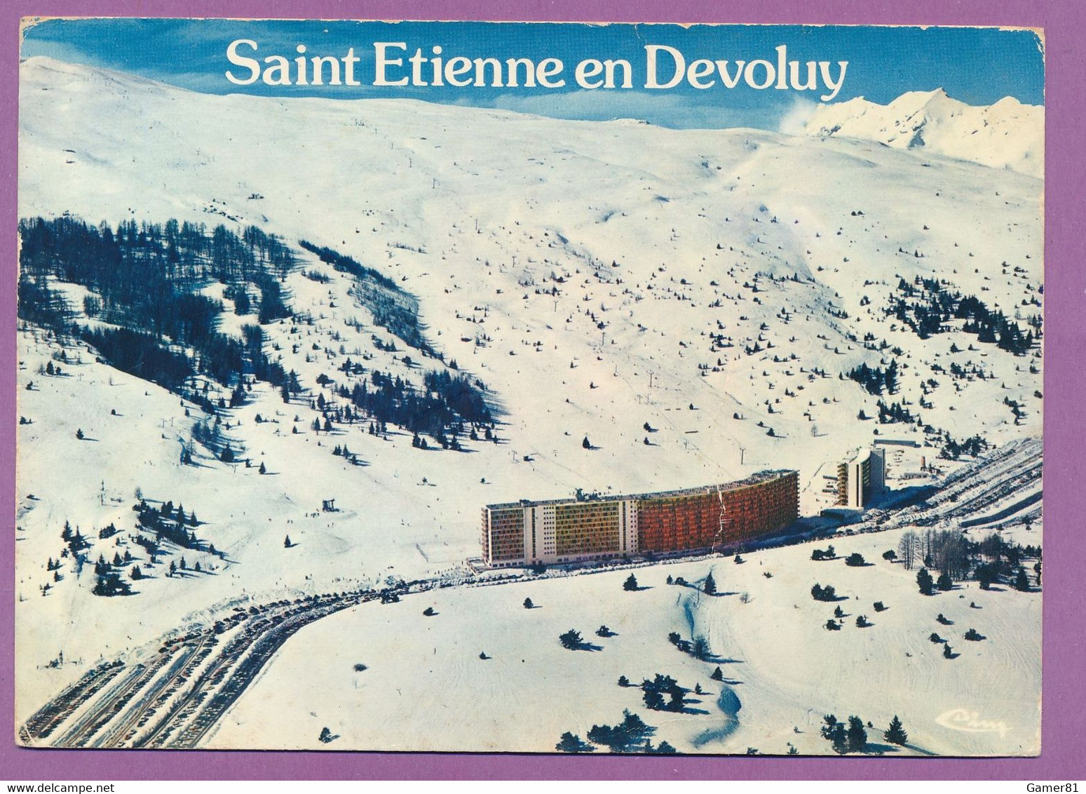 ST-ETIENNE-en-DEVOLUY - Vue Générale Aérienne Des Pistes De Skis Et De Super-Dévoluy - Saint Etienne En Devoluy