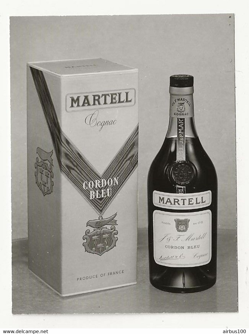 PHOTO ORIGINALE MARKETING - COGNAC J & F MARTELL FONDÉE EN 1715 CORDON BLEU - PRODUCE OF FRANCE - Spiritueux