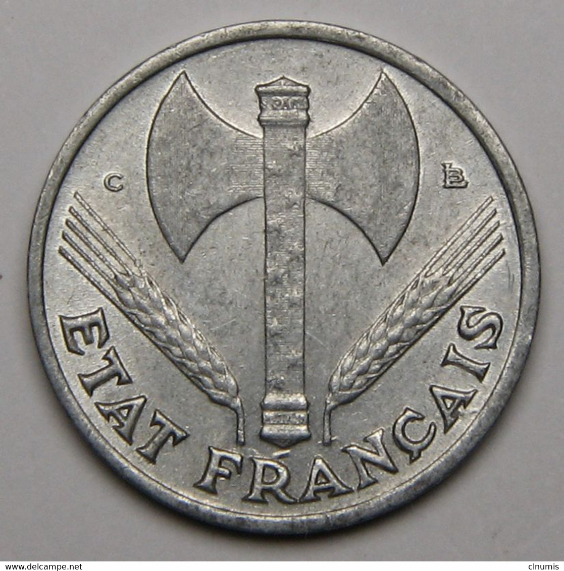 50 Centimes Francisque, Légère, 1944 C (Castelsarrasin)  - Etat Français - 50 Centimes