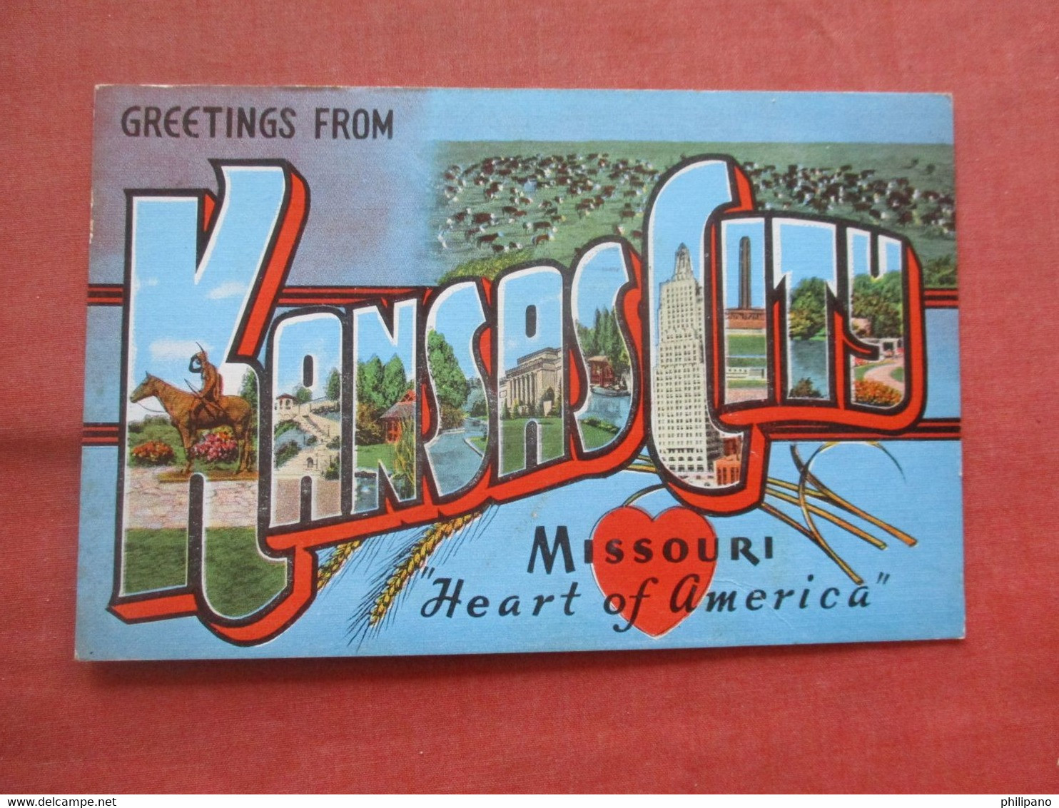 Greetings  Kansas City – Missouri    Ref 5484 - Kansas City – Missouri