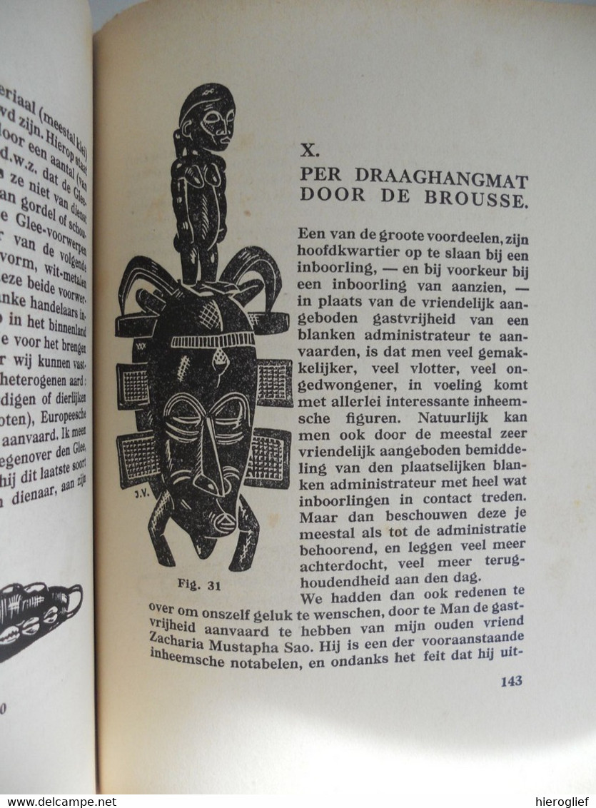 MASKERS en DANSERS in de IVOORKUST door Frans M. Olbrechts 1940  Afrika Afrique Côte d'Ivoire ° antwerpen + aken